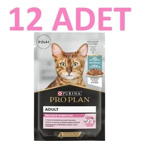 Pro Plan Delicate Okyanus Balıklı Pouch Kedi 12x85 gr Yaş Mama