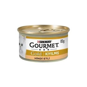 Pro Plan Gourmet Gold Kıyılmış Hindi Etli 85 gr Kedi Konservesi