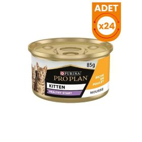 Pro Plan Kitten Tavuklu 24x85 gr Yavru Kedi Konserve Maması