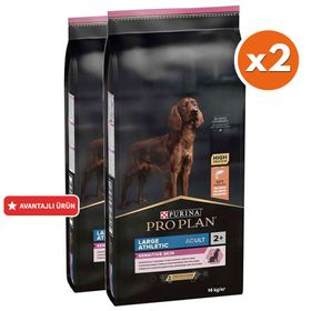 Pro Plan Large Athletic Sensitive Skin Büyük Irk 2x14 kg Somonlu Köpek Maması