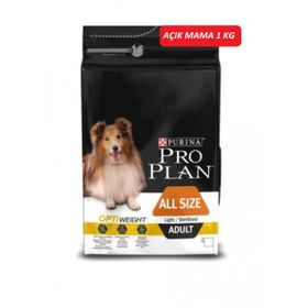 Pro Plan Light Sterilised Tavuklu 1 kg Kısırlaştırılmış Orta Irk Yetişkin Köpek Maması