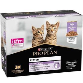 Pro Plan Pouch Kitten Sos İçinde Hindili 10x85 gr Yavru Kedi Yaş Maması