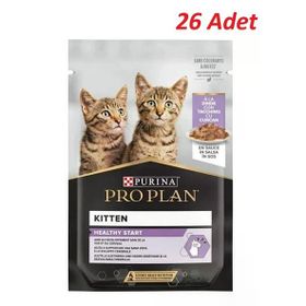 Pro Plan Pouch Sos İçinde Hindili 26x85 GR Yavru Kedi Konservesi