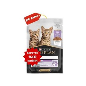 Pro Plan Pouch Sos İçinde Hindili 26x85 GR Yavru Kedi Konservesi