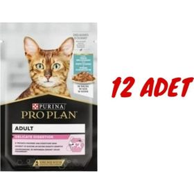Pro Plan Pouch Sos İçinde Okyanus Balıklı 12x85 GR Yetişkin Kedi Konservesi