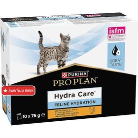 Pro Plan Pouch Tavuk Etli Feline Hydra Care 10x75 gr Kedi Yaş Maması