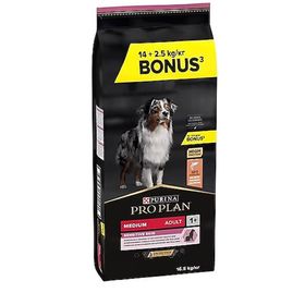 Pro Plan Sensitive Skin Medium Somonlu 14 + 2.5 kg Yetişkin Köpek Maması