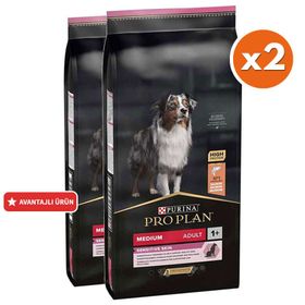 Pro Plan Sensitive Somonlu Hassas 2x14 kg Köpek Maması