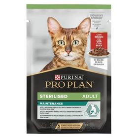 Pro Plan Sığır Etli Pouch 6x85 gr Kısırlaştırılmış Konserve Kedi Maması