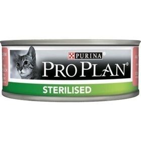 Pro Plan Sterilised Somon Tuna Balıklı 85 gr Konserve Kedi Maması