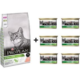 Pro Plan Sterilised Somonlu 10 kg Kısırlaştırılmış Kedi Maması + 12x85 gr Sterilised Ton ve Somonlu Kısırlaştırılmış Kedi Konservesi