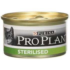 Pro Plan Sterilised Somonlu ve Ton Balıklı Kısırlaştırılmış 10x85 gr Yaş Kedi Maması