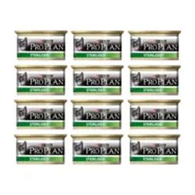 Pro Plan Sterilised Somonlu ve Tuna Balıklı Kısırlaştırılmış 12x85 gr Kedi Konserve Maması