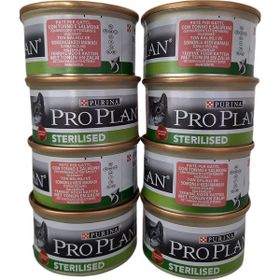 Pro Plan Sterilised Ton Balıklı ve Somonlu Konserve 8x85 gr Kısırlaştırılmış Yetişkin Kedi Konserve Maması