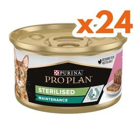 Pro Plan Ton Balıklı Somonlu ve Sebzeli 24x85 gr Kısırlaştırılmış Kedi Konservesi