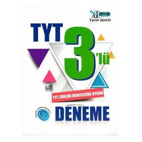 Pro TYT Tamamı Çözümlü 3'lü Deneme-Yayın Denizi Yayınları