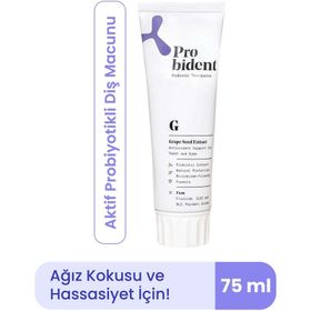 Probident Üzüm Çekirdeği Özüt İlaveli 75 ml Diş Macunu