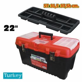 Probox PX05319 22'' 57 cm Metal Kilitli Plastik Alet Çantası