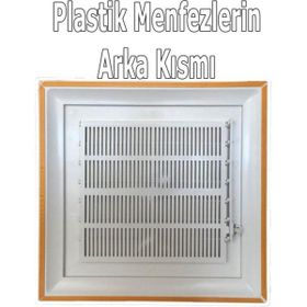 Process Panjur 55x65 cm Beyaz Plastik Menfez