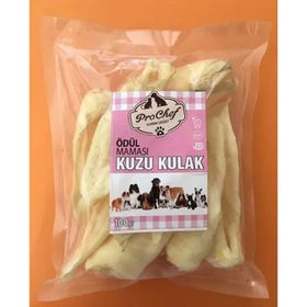 Prochef 100 gr Kuzu Kulak Doğal Katkısız Köpek Kemiği ve Ödül Maması