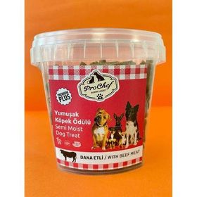 Prochef 200 gr Dana Etli Premium Plus Köpeklerin Eğitimi İçin Yarı Yumuşak Köpek Ödül Maması