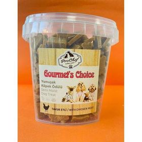 Prochef 400 gr Tavuk Etli Gourmets Choice Köpeklerin Eğitimi İçin Yarı Yumuşak Köpek Ödül Maması