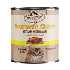 Prochef Gourmets Choice 12x415 gr Tavuk Etli Konserve Yetişkin Kedi Maması