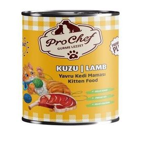 Prochef Premium Plus 24x415 gr Kuzu Etli Konserve Yavru Kedi Maması