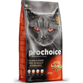 Prochoice 1 kg Pro 33 Somon Karides Kısırlaştırılmış Kuru Kedi Maması