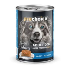 Prochoice 12x400 gr Sardalya ve Hamsi Balıklı Ezme Yetişkin Köpek Maması