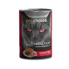 Prochoice 400 gr Kuzu Etli Tahılsız Pate Yetişkin Kedi Konservesi