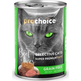 Prochoice 400 gr Selective Biftek ve Ciğerli Yetişkin Konserve Kedi Maması
