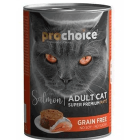 Prochoice 400 gr Somonlu Tahılsız Pate Kedi Konservesi