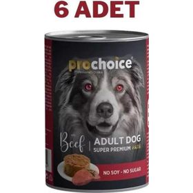 Prochoice 6x400 gr Dog Beef Pate Köpek Konservesi