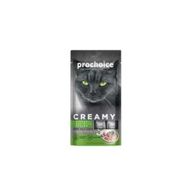Prochoice Creamy Tavuklu Keçi Sütlü ve İstiridyeli 4x15 GR Sıvı Kedi Ödülü