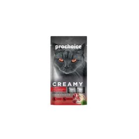 Prochoice Creamy Ton Balıklı Kızılcıklı ve Kedi Otlu 4x15 GR Sıvı Kedi Ödülü