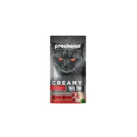 Prochoice Creamy Ton Balıklı Kızılcıklı ve Kedi Otlu 4x15 GR Sıvı Kedi Ödülü
