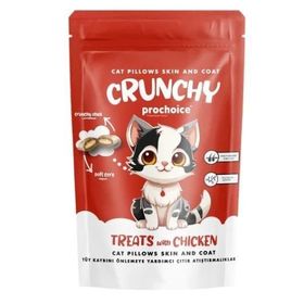 Prochoice Crunchy Skin & Coat Tüy Kaybını Önlemeye Yardımcı Tavuklu 60 GR Kedi Ödül Maması