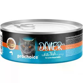 Prochoice Döner Bites Sos İçinde Beyaz Balıklı Yetişkin 70 gr Konserve Kedi Maması