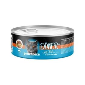 Prochoice Döner Bites Sos İçinde Beyaz Balıklı Yetişkin 70 gr Konserve Kedi Maması