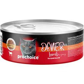 Prochoice Döner Bites Sos İçinde Kuzu Etli Yetişkin 70 gr Konserve Kedi Maması