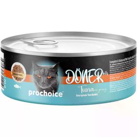 Prochoice Döner Bites Sos İçinde Ton Balıklı Yetişkin 70 gr Konserve Kedi Maması