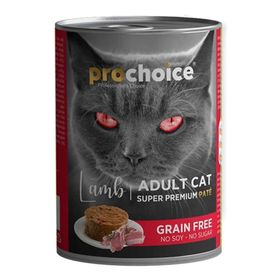 Prochoice Kuzu Etli Şekersiz Tahılsız Ezme 6x400 gr Yetişkin Kedi Konservesi