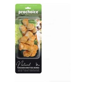 Prochoice Natural Chicken Knotted Bones Tavuk Etli 7'li Düğümlü Kemik Köpek Ödülü