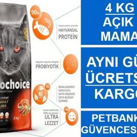 Prochoice Pro33 4 kg Somonlu Ve Karidesli Kısır Açık Kedi Maması