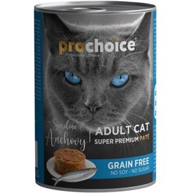 Prochoice Sardalyalı ve Hamsili 400 gr Yetişkin Konserve Kedi Maması