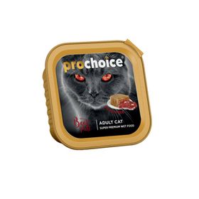 Prochoice Sığır Etli Tahılsız Ezme 100 gr Yetişkin Kedi Konservesi
