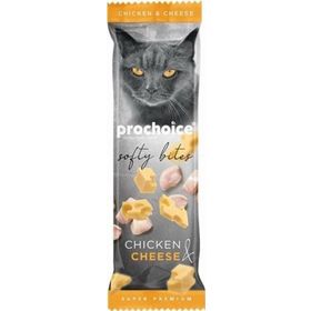 Prochoice Softy Bites Chicken Cheese 10 gr Kediler için Yumuşak Atıştırmalık