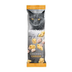 Prochoice Softy Bites Tavuklu ve Peynirli Yumuşak 10 GR Kedi Ödül Maması