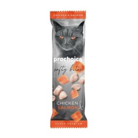 Prochoice Softy Bites Tavuklu ve Somonlu Yumuşak 10 GR Kedi Ödül Maması